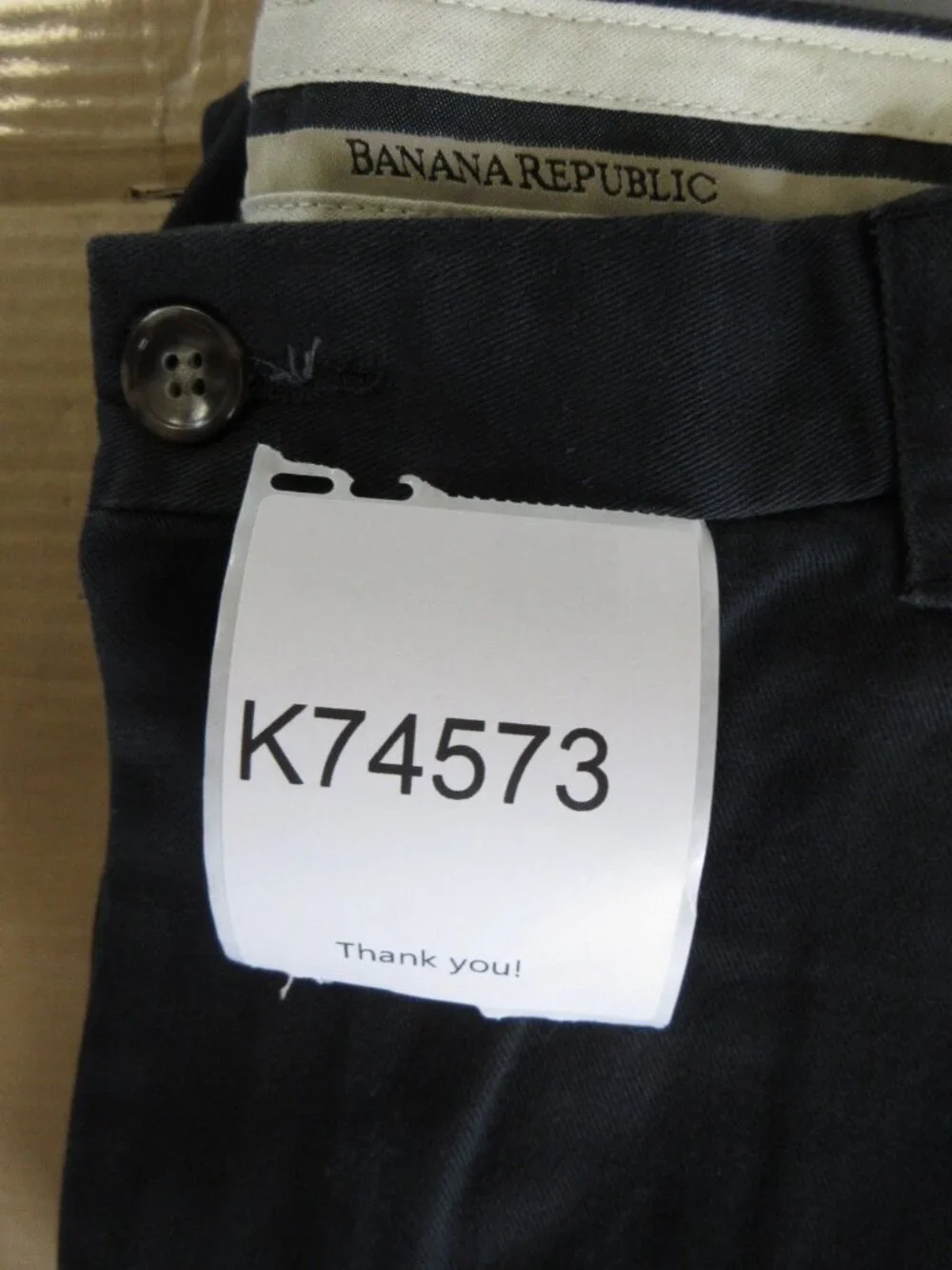 VINTAGE Banana Republic Pants 40 Long Chino Trousers Y2K 40X34 NEW